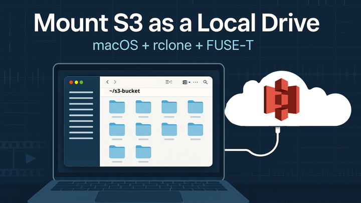 Mount Your S3 Bucket as a Local Drive on macOS: A Video Editor's Cloud Storage Solution